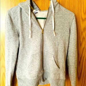 Grey Old Navy zip up